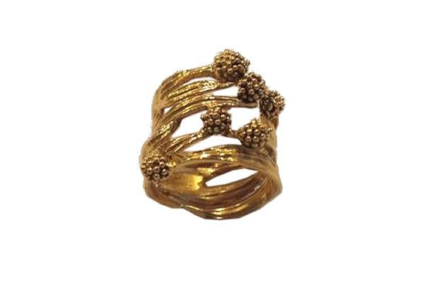 Aurelie Bidermann 18K Gold Plated Ring